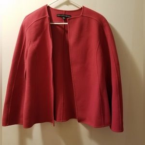 Linda Allard Ellen Tracy Crop Blazer/Jacket, Dusty Rose sz 10